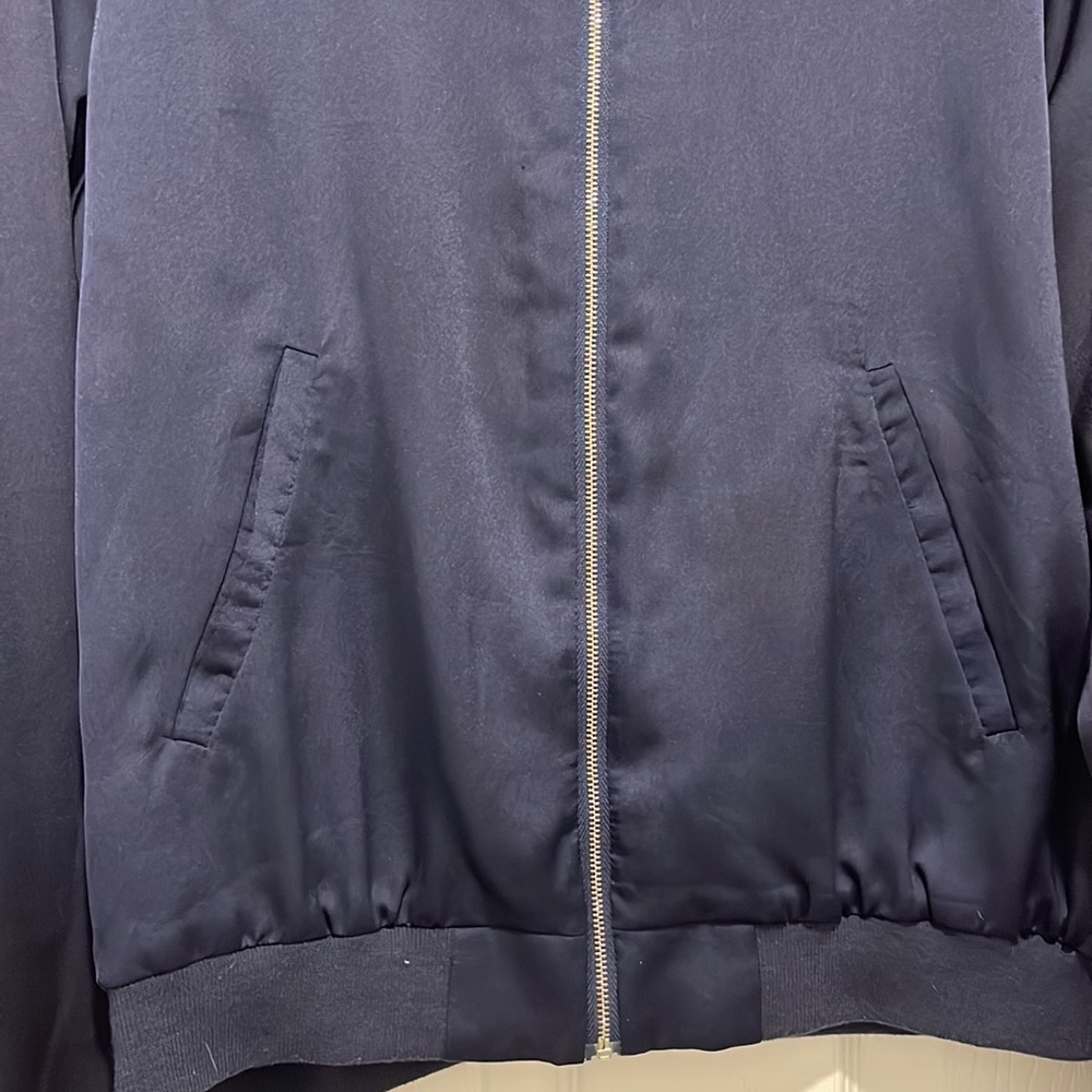 Blue bomber jacket - Picture 3 of 4